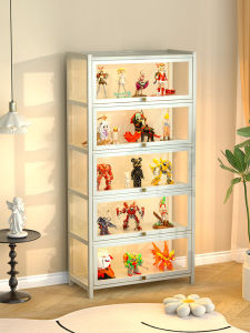 Acrylic Display Cabinet Toy Model Living Room Transparent Home Use Bookshelf Blind Box Storage Rack Living Room Decorative Piece