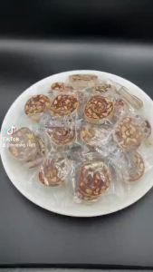 Kẹo chuối gừng đậu phộng cuộn bánh tráng đặc sản Bến Tre - đồ ăn vặt