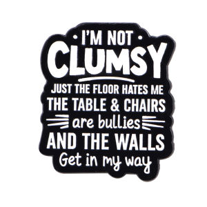 เข็มกลัดเคลือบลายไพ่ทาโรต์พร้อมคำคมตลกๆ สำหรับเสื้อโค้ท เข็มกลัดผู้หญิงลายการ์ตูนแมว เครื่องประดับ ของขวัญฮาโลวีน