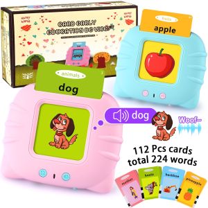 255PCS Card Early Education Portable Pronunciation Oral learning Card Machine Kids Educational Toys