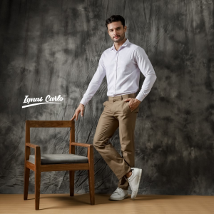 Celana Kantor Pria Panjang Slimfit Dean Formal Kerja Jumbo Warna Choco Bahan Pria 28-38 – IGNAS CARLO