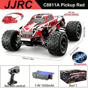 WLtoys | JJRC 1:20 Scale C8811 RC Car 2.4G 4WD High-Speed Off-Road Pickup Car Brushless Motor Outdoor Vehicle Toy for Kids And Adults