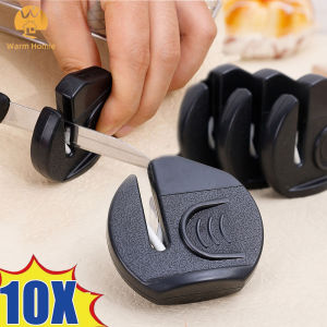 [อบอุ่น Homie]10ชิ้นในห้องครัวหินเครื่องเหลาขนาดเล็กอเนกประสงค์มือถือเครื่องทำให้แหลมสีดำ
