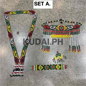 Tboli Beads Tribal Costume Accessories Set/ Ethnic Costume / Mindanao Accessories