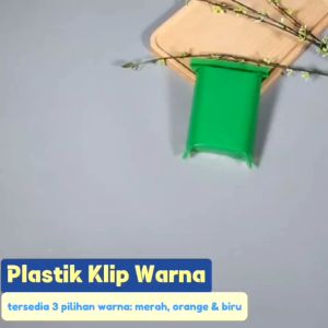 Plastik Klip Kemasan Ziplock Plastik Clip Bahan Tebal Warna Polos untuk Aksesoris Obat