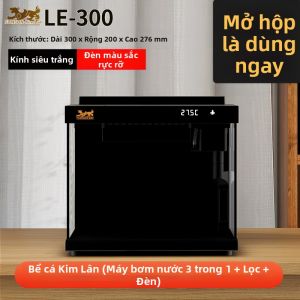 sunsun | Bể Cá Kính Siêu Trong Lọc Sinh Thái Tạo Oxy Không Cần Thay Nước
