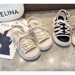 Sneakers 365 COD 475 Sandal Sepatu Tali Depan dan Velcro Strap