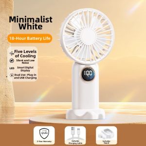 KUMENG | Portable Quiet Long-Lasting USB Desk Fan