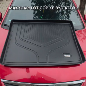ATTO 3 - Riêng lót cốp MAXXCAR nhựa TPE NGUYÊN SINH đúc 5D tràn viền cho xe  BYD  ATTO 3 2024+ cao cấp.