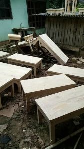 Grosir meja belajar meja komputer lesehan meja serbaguna meja full kayu jati belanda siap pakai panjang 60cm lebar 35cm tinggi 25cm