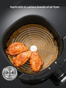 Double Layer Vertical Steamer Grill Accessories Support Barbecue Filter Oil Baking Tray Separator 304 Stainless Steel Stand