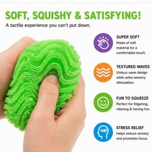 Plush ball shaped venting kneading squeezing sensory toys stress relieving venting rebound toys