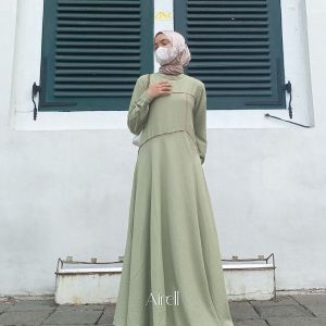 Gamis Casual Wanita Premium Terbaru | Airell Series by ZNR Muslimah