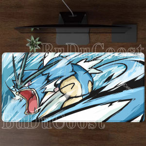 Bandai | Larger Mouse Pad Pokemon Anime Kawaii Gaming Keyboard Overlock Mousepad Office Accessorie Non-slip Base HD Printing XXL Desk Mat