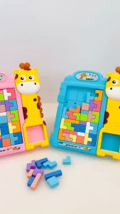 [HÌNH CLIP THẬT] Đồ chơi trẻ em xếp hình thẻ tetris trò chơi game xếp gạch rèn luyện trí thông minh montessori lắp ráp
