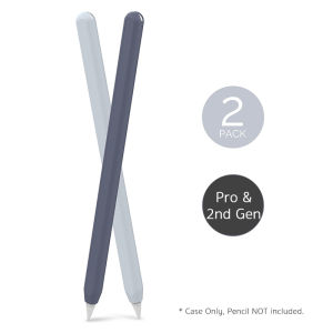 2-Pack Ultra Thin Pencil Case Silicone Skin Cover Compatible with Apple Pencil Pro & 2nd Generation