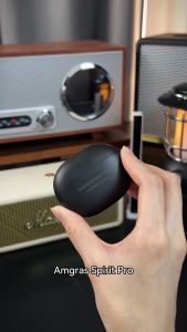 Amgrass Spirit Pro Bluetooth Earbuds Wireless Earbud Noise Reduction Earphone Music Gaming Dual Mode Low Latency BT 5.4