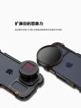 Fotogear Aluminum Alloy Expansion Frame Bracket for iPhone 15 pro Max Photography Equipment Handheld Shooting Stand Support. 