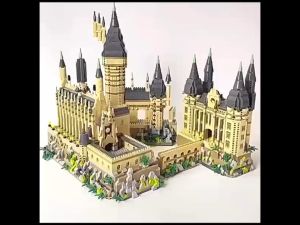 Nano Block Mainan Kastil Hadiah Istana Princess Blok Bangunan Menara Eiffel / Taj Mahal Balok Susun Dream Castle