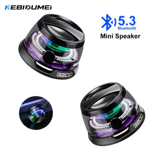 Kebidumei | KEBIDUMEI Bluetooth 5.3 Speaker Mini Speaker Portable Magnetic Speaker Multifunctional RGB Colorful Speaker for PC Macbook
