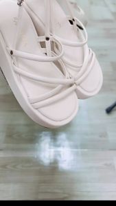 Dép quai hậu nữ 6p Giày Sandal nữ đế cao 6cm độn đế 2 màu hot
