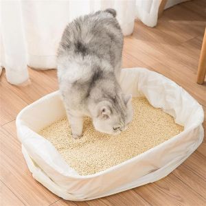 Cat Litter Trash Bag Thickened Cat Sand Little Bag Drawstring Elastic Cleaning Bag for Cat Toilet