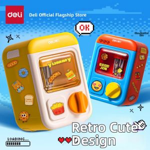 deli | Automatic Cute Cartoon Pencil Sharpener Portable