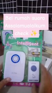 Bel Pintu Rumah Wireless Door Bell Tanpa Kabel - AC Listrik 1 Tombol