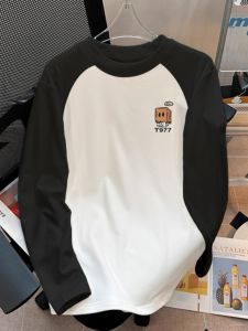 Áo Thun Cổ Tròn Dày Dặn Ấm Áp Mùa Đông Cho Nam Áo Thun Dài Tay in Họa Tiết Thời Trang Thường Ngày Thoải Mái Thoáng Khí