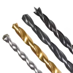 16Pcs Universal HSS Drill Bit Set Round Shank Spiral Drilling Bits for Metal Wood Concrete and Masonry with Portable Box