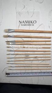 Kuas Lukis Cat Air Minyak 1 - 14 inch ISI 12 PCS