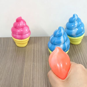 Bandai | Hot Schylling Ice-Cream Sensory Toys Stress Relieving Blocks Pinching Relieving Puzzle Solving Venting Children Souvenir