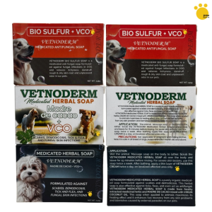 Vetnoderm Medicated Soap Madre de Cacao Soap | Bio Sulfur Anti Fungal with VCO | Herbal Soap