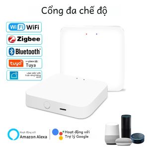 Tuya Multimode ZigBee WiFi Bluetooth Gateway Hub Không Dây Nhà Thông Minh Điều Khiển Từ Xa Điều Khiển Giọng Nói Tương Thích Với Alexa Google Home