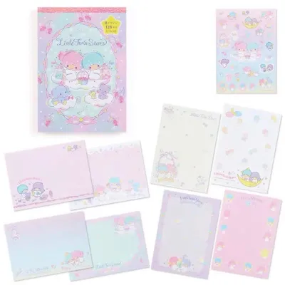 💥SG STOCK💥Sanrio Memo Booklet Memo Pad NoteBook With Stickers (Cinnamonroll Hello Kitty Little Twin Stars )