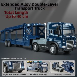 Large Alloy Flatbed Truck Toy For Children Aged 3+