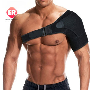 【ER】Brace ไหล่ปรับได้สำหรับการป้องกันไล่ซ้ายและขวา สายรัดสนับสนุนไหล่ที่ระบายอากาศได้มั่นคงและทนต่อการฉีกขาด Brace ไหล่พร้อมแผ่นความดัน