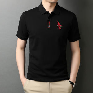 Mens Slim Fit Polo T-Shirt Short Sleeve Plain Casual Golf Shirt Stylish and Comfortable Everyday Wear