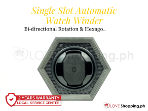 [2 YEARS LOCAL WARRANTY] Wooden Automatic Watch Winder with Bi-directional Rotation Mode Watch Box Display Smart Wood Exterior Automatic Watch Winder