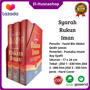 Buku Syarah Rukun Iman Yazid Bin Abdul Qodir Jawas 3 Jilid Pustaka Imam Asy Syafii