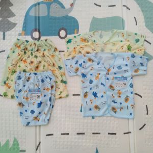 SNI - 3 setel baju pendek dan celana pendek / 9pcs baju dan celana bayi Newborn / perlengkapan bayi murah