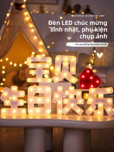 ANQIYUE | Birthday Celebration LED Light Letter and Number Signs