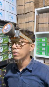 SENTER KEPALA LED DONY 25 WATT KL-193 "SILAU MEN" ORI ANTI AIR TERMURAH UNTUK OUTDOOR UKURAN SEDANG