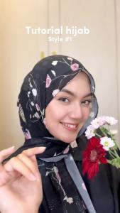 [BUY 2 GET 1 FREE DIVI] HIRA - Hijabwanitacantik - Pashmina Florence Series Hijab printing premium motif bunga