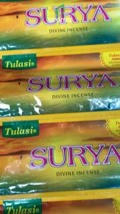 Dupa India Aromaterapi Pouch Plastic - Tulasi Surya 35 Sticks