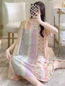 KASIHAN | Chinese Style Cotton Summer Long Sleepwear