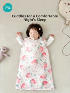 YOUMENG | Túi Ngủ Không Tay Cho Bé Chất Liệu Fleece Mùa Thu Đông Chống Kích Warming