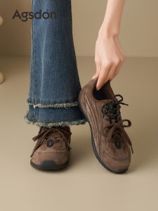 Agsdon | Thick Bottom Vintage Soft Running Shoes
