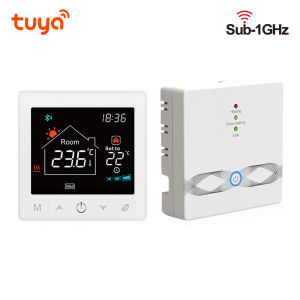 Tuya Nhà Thông Minh Wifi Không Dây Bình Giữ Nhiệt Chạy Bằng Pin Bộ Điều Khiển Nhiệt Độ Kỹ Thuật Số Cho Nồi Hơi Gas Alexa Google Home Điều Khiển