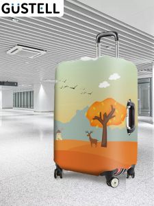 Thickened Wear-resistant Luggage Protector Elastic Dust-proof Cover Universal Fit for 18/20/24/26/29 Inch Suitcase